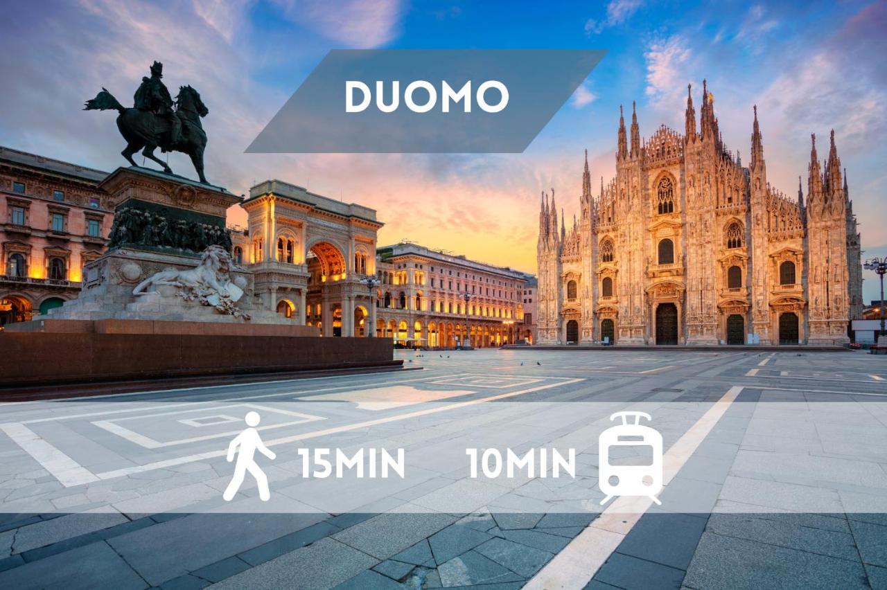 Loft Duomo Navigli 12 Min A Piedi Apartment Milan Bagian luar foto